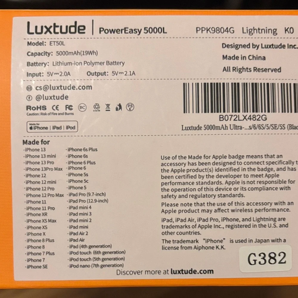 N/A luxtude powereasy